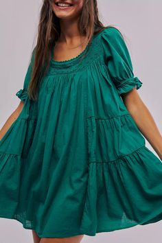 Sandy Shores Babydoll Dress | Free People Babydoll Dress Fall, Sandy Shores, Preppy Dresses, Family Beach, House Dress, Babydoll Dress, Beach Photos, Free People Dress, Mountain View