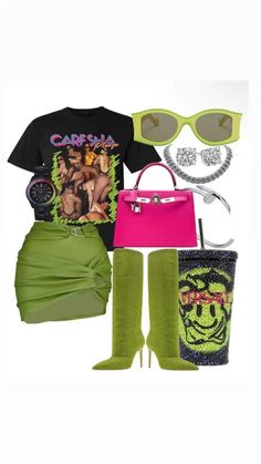 Shein Recreation Outfits, Shein Recreation, Recreation Outfits, Customized Outfits, Grunge Seattle, Boots Outfit Ideas, Plus Size Baddie Outfits, Swag Outfits For Girls