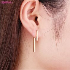 New Gold Earrings Minimalist Drop Earring, Modern Small Earrings, Gold Dangle Earrings Minimalist, Modern Earrings Simple, Minimalist Jewelry Earrings Gold, 22k Gold Earrings Minimalist, Small And Simple Earrings, Small Minimalistic Earrings, Work Appropriate Earrings