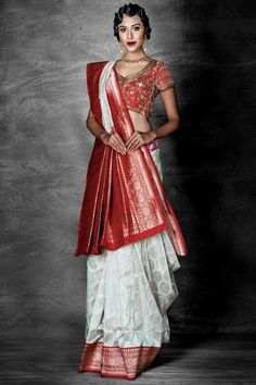 Panetar Saree, Indowestern Gown, Gujarati Saree, Indowestern Gowns, Huge Design, Saree Wearing Styles, Indian Outfits Lehenga, Wedding Lehenga Designs, Bridal Lehenga Collection