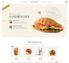 the sandwich shop is open and ready for customers to purchase it on their website page