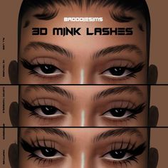 Black Sims 4 Cc Eyelashes, Urban Makeup, Body Presets, Ts4 Makeup