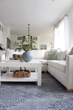 the living room is clean and ready for us to use in its new owner's home