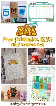 the animal crossing free printables, diy's and resources