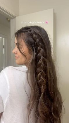 Hiking Hair Styles, Straight Hair Ideas, Hair Care Ideas, Woman Curly Hair, Style Wavy Hair, Hairstyles Juda, Curly Hair Style, Hair Pattern, New Semester