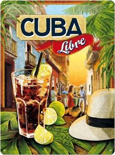 an advertisement for the cuba liquor