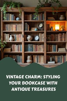 vintage charm styling your bookcase with antique treasures