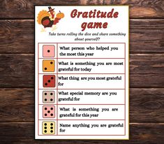 a printable thanksgiving game for kids to play