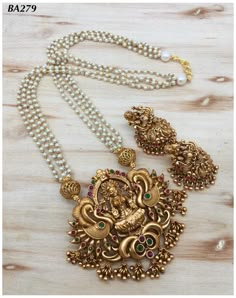 Bridal Jewelry Simple, Indian Gold Jewellery, Temple Jewelry Necklace, Gold Temple Jewellery