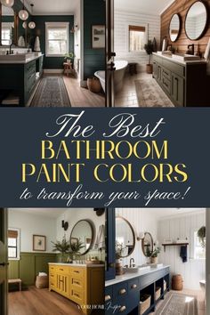 the best bathroom paint colors to transform your space