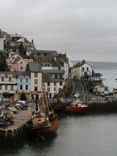 Coastal Village Aesthetic, Seaside Village Aesthetic, Devon Aesthetic, Harbour Aesthetic, Seaside Uk, Brixham Harbour, Seaside Architecture, Brixham Devon, Southwest England