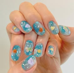 2023 Spring Nails, Summer Nails Ideas, Stunning Nail Designs, Asian Nails, Diy Acrylic Nails, Aesthetic Nails, Really Cute Nails