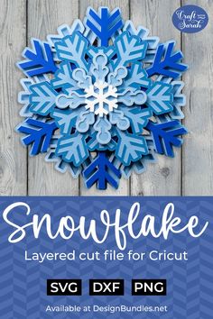 snowflake cut file for cricut svg dxf png