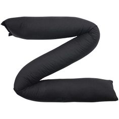 the letter z is made up of two black pillows