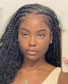 Plaits On Top Of Head, Cornrow Hairstyles Curly Hair, Simple Conrow Ideas, Conroe Braids Hairstyles, Cornrows With Curls In Back, Pretty Cornrows, Cornrows Hairstyles For Black Women, Cornrow Styles For Black Women, Half Cornrows Half Curly Weave