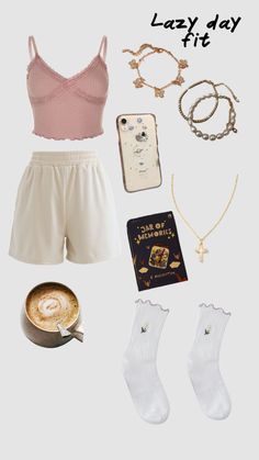 Lazy day outfits #outfit #outfitinspo #outfits #outfitideas #outfitinpso Relax Outfit Lazy Days, Chill Outfits Lazy Days Summer, Relaxing Outfits Lazy Days, Vibe Outfits, Breakfast Outfit, Outfits Lazy, Preppy Inspiration, Cosy Outfit, Relaxed Outfit