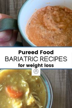 Gastric Bypass Pureed Diet, Bariatric Recipes Puree Stage 2, Low Carb Pureed Food Recipes, Puree Breakfast Ideas Bariatric, Wls Pureed Stage, Stage 2 Bariatric Diet Full Liquid, Pureed Breakfast Ideas Bariatric, Bariatric Stage 2 Recipes, Gastric Bypass Pureed Recipes