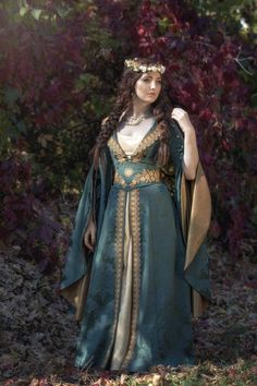 Fairy Elven Dress Fantasy Costume Fantasy Wedding Dress - Etsy Fantasy Elf Dress, Fantasy Wedding Dress, Fantasy Wedding Dresses, Fair Costume, Fantasy Elf, Gaun Abad Pertengahan, Elven Dress, Elf Dress, Margaery Tyrell