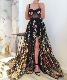 Gorgeous Ball Gown Sweetheart Straps Split Colourful Appliques Flower Long Prom Dresses, Custom Evening Dresses PD1201002 Simple Long Prom Dresses, Party Gowns Evening Dresses, Party Gowns Evening, Floral Print Prom Dress, Simple Prom Dress Long, Printed Prom Dresses, Long Prom Dresses, Prom Dresses Lace