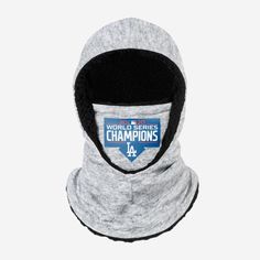 *SEP* *SEP* It's all good in a championship hood! Stay warm, look cool, and rep the champs wherever you go with this Los Angeles Dodgers 2020 World Series Champions Heather Grey Big Logo Hooded Gaiter! Features All-over design with commemorative championship logo display so you can keep the celebration going Multifunctional, can be utilized as a face cover, neck scarf, neck gaiter, and snood Versatile - Perfect for skiing, snowboarding, hiking, and other cold-weather/winter activities Multi-purp Collegiate Sports Hoodie For Winter, Collegiate Hoodie For Winter Sports, Collegiate Winter Sports Hoodie, Winter Fan Apparel Hoodie For Sports Events, Winter Sports Event Fan Apparel Hoodie, Winter Sports Events Fan Apparel Hoodie, Winter Sports Events Fan Hoodie, Team-colored Sports Hoodie For Winter, Sports Fan Hoodie For Winter