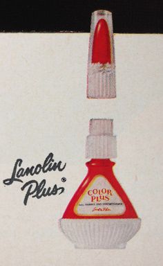 Lanolin Plus 'Color Plus' 'Lips 'N Tips' Lipstick & Nail Enamel Combo, 1961 Hot Sauce Bottles, Nail Polish, Lips, Nails