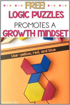 this is a free printable puzzle for kids to use with the growth minds game