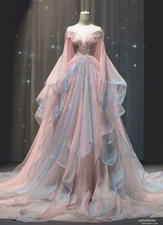 Fantasy Dress Aesthetic, Chique Outfits, Fantasy Dresses, Prom Dress Inspiration, Fantasy Gowns, Pretty Prom Dresses, فستان سهرة, Fairytale Dress, Fantasy Dress