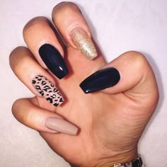 Cheetah Print Nails, Animal Print Nails Art, Nail Designs Pictures, Nagellack Trends, Print Nails, Her Nails, Animal Print Nails, Coffin Nails Designs, Pretty Acrylic Nails