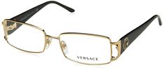 Versace VE1163M Eyeglass Frames 1252-52 - Pale Gold Product Overview Color: Pale Gold Lens Width: 52 Millimeters Synonymous with glamour and luxury, eye glasses made by Versace have become more than a product line, but a lifestyle embraced by some of the most famous names and faces in the film and music industries. The brand's unique, sophisticated and eccentric style is beloved by anyone who values quality and high fashion. Features Metal frame composite lens non-polarized Lens width: 52 millim Vision Express Glasses, Versace Glasses Frames, Versace Eyewear, Versace Eyeglasses, Round Eyeglasses Frames, Versace Glasses, Square Eyeglasses, Round Eyeglasses, Prescription Eyewear