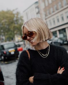 Polly Sayer | One week of making a bob my entire personality!! Thanks for sticking around 😂 | Instagram Hair Stail, Beauty Hair Color, Hairstyles 2024, Classic Bob, Straight Blonde Hair, A Bob, Pigtail Hairstyles, Short Hair Balayage