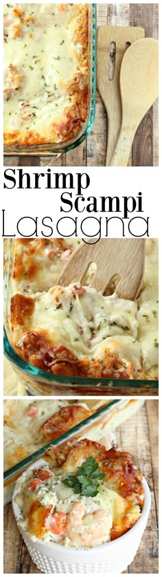 this shrimp lasagna casserole is an easy and delicious dinner