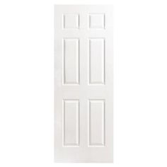 an open white door on a white background