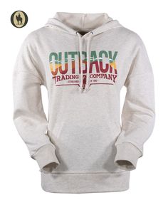 Bright as a spring day! Our Alba Hoodie is the perfect addition to your spring wardrobe, Made from 100% cotton, this hoodie features a sunset Outback graphic on the front, front pocket and is sure to make you feel fresh and spring each time you wear it!