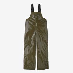 Built from 100% recycled nylon body fabric with a fit that keeps material clear of your work, the lightweight, 100% waterproof Hose-Down Slicker Bib Overalls endure as long-lasting, industrial-strength armor for the wettest, muckiest jobs—on earth and at sea. Made in a Fair Trade Certified™ factory. | Patagonia Hose-Down Slicker Bib Overalls in Basin Green, XL - Short Length - Recycled Nylon Winter Workwear Nylon Raincoat, Weatherproof Nylon Raincoat For Outdoor Work, Waterproof Raincoat In Recycled Polyester For Outdoor Use, Waterproof Khaki Raincoat For Hiking, Khaki Waterproof Raincoat For Hiking, Khaki Waterproof Hiking Raincoat, Utility Waterproof Raincoat For Hiking, Nylon Techwear Raincoat For Outdoor Work, Green Waterproof Nylon Raincoat