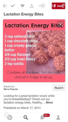 Recipes With Breastmilk, Food For Breastfeeding Moms, Breastfeeding Nutrition, Lactation Cookies, Brewers Yeast, Dairy Free Diet