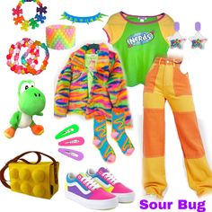 Neon Kidcore Outfit, Kidcore Winter Outfits, Futurecore Outfits, Kidcore Summer Outfit, Kidcore Pajamas, Soft Kidcore Outfits, Kidcore Style Outfits, Outfit Ideas Kidcore, Weirdcore Outfits Aesthetic