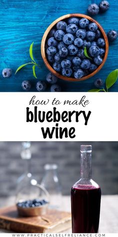 how to make blueberry wine