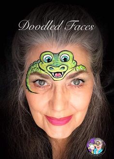 Gator Face Paint, Alligator Face Paint, Crocodile Face Paint, Animal Face Paintings, Kids Face Paint, Baroque Art, Animal Birthday Party, Face Painting Designs, Painted Boards