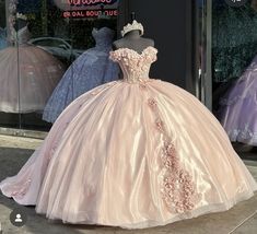 Ball Gown Sweet 16, Pink Quinceanera Dresses, Pink Quinceanera, Pink Sweet 16, Dresses Off Shoulder