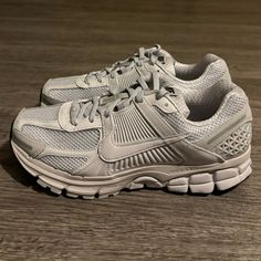 Brand New Without Box Nike Leather Running Shoes With Vented Sides, Nike Vapor Max, Air Max 90 Women, Nike Vomero, Vomero 5, Uniqlo Bags, Nike Air Max For Women, Girly Shoes, Cute Nikes