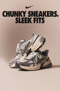 Rock big sneakers for a clean and classic look. Shop Now on Nike.com Big Sneakers, Pretty Shoes Sneakers, Retro Shoes, Aesthetic Shoes, Swag Shoes, Shoe Fits, Shop The Look, Outfit Inspo Fall, Pretty Shoes