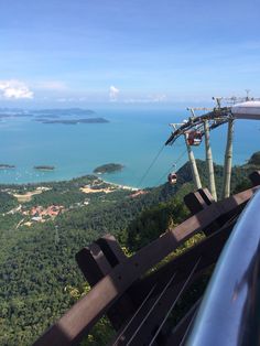 an aerial view from the top of a mountain