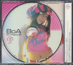 the cd cover for boa dj peace b's album is pink and white