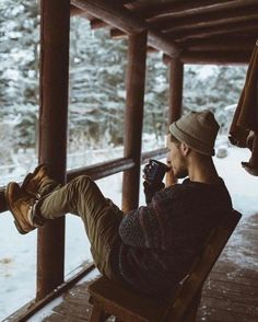 Wander Outfit, Snow Photoshoot, Man Photography, Winter Cabin, Mens Lifestyle, Photography Poses For Men, Mountain Man, Outdoor Men, Cabin In The Woods