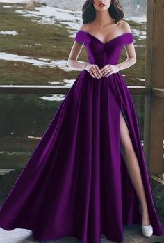 Prom Dresses Purple, Purple Prom Dresses, Purple Evening Gown, Purple Formal Dress, Satin Evening Gown, Purple Prom, Dresses Purple, Tulle Evening Dress, Purple Prom Dress