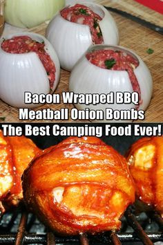 Best Camping Food, Camping Foods, Best Camping Meals, Bbq Meatballs, Best Bacon, Meals Healthy