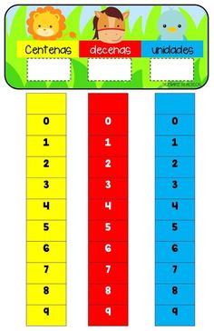 an image of numbers and letters for children to learn with the letter o in spanish