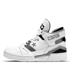 Converse ERX-260 Mid 'White Mouse Black' 165329C (SNKR/Retro/Basketball) Retro White High-top Sneakers For Streetwear, Urban White Basketball Shoes For Streetwear, White Urban Basketball Shoes For Streetwear, Urban White Streetwear Basketball Shoes, White Basketball Shoes With Abzorb Midsole For Streetwear, White High-top Throwback Sneakers, Throwback White High-top Sneakers, White Throwback High-top Sneakers, White Throwback High-top Sneakers For Streetwear