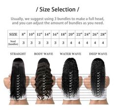 Material: 100% human hair Hair Grade: 9A Texture: StraightColor: Natural black Length: 10-24 inches bundles lengthFeature: Shedding free, no tanglingUnit Weight: 100g(+/-5g) each bundle Hair Life: Over 12 months (depending on use and care) Delivery: USPS priority mail Water Wave Sew In With Leave Out, 16 Inch Sew In Weave, 20 Inch Sew In, Boho Braid Ponytail, Leave Out Quick Weave, Sew In Leave Out, Long Hair Shaved Sides, Boho Braid, Clip Hairstyle