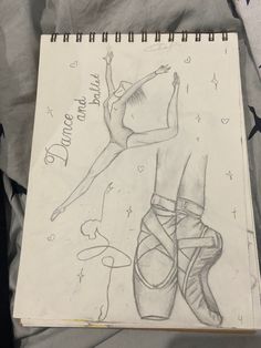 a drawing of a ballerina's legs and shoes